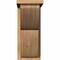 Ekena Millwork Crestline Smooth Corbel w/Backplate, Western Red Cedar, 7 1/2"W x 14"D x 18"H COR08X14X18CRE01SWR - alternate 4